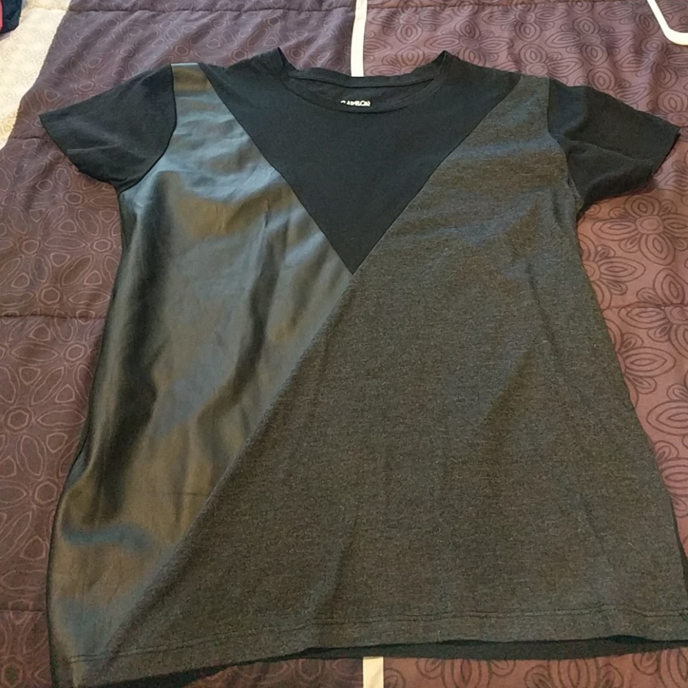 Black and gray shirt